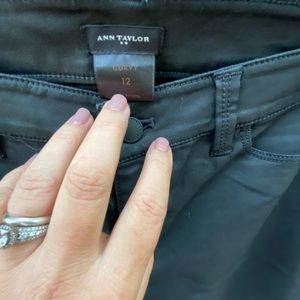 Ann Taylor shiny stretch jeans
